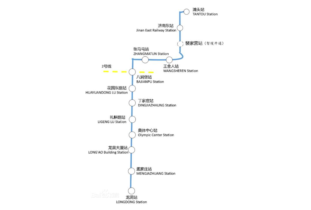 济南地铁3号线地图