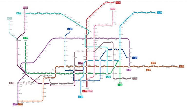 深圳地铁线路图（2022最新高清）