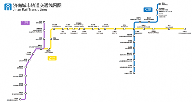 济南已开通地铁线路图2022最新