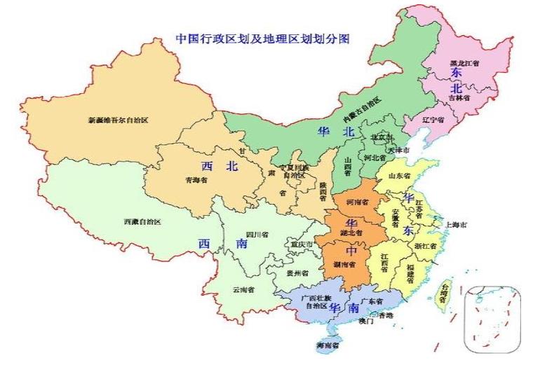 中国36个省份地图（高清大图）